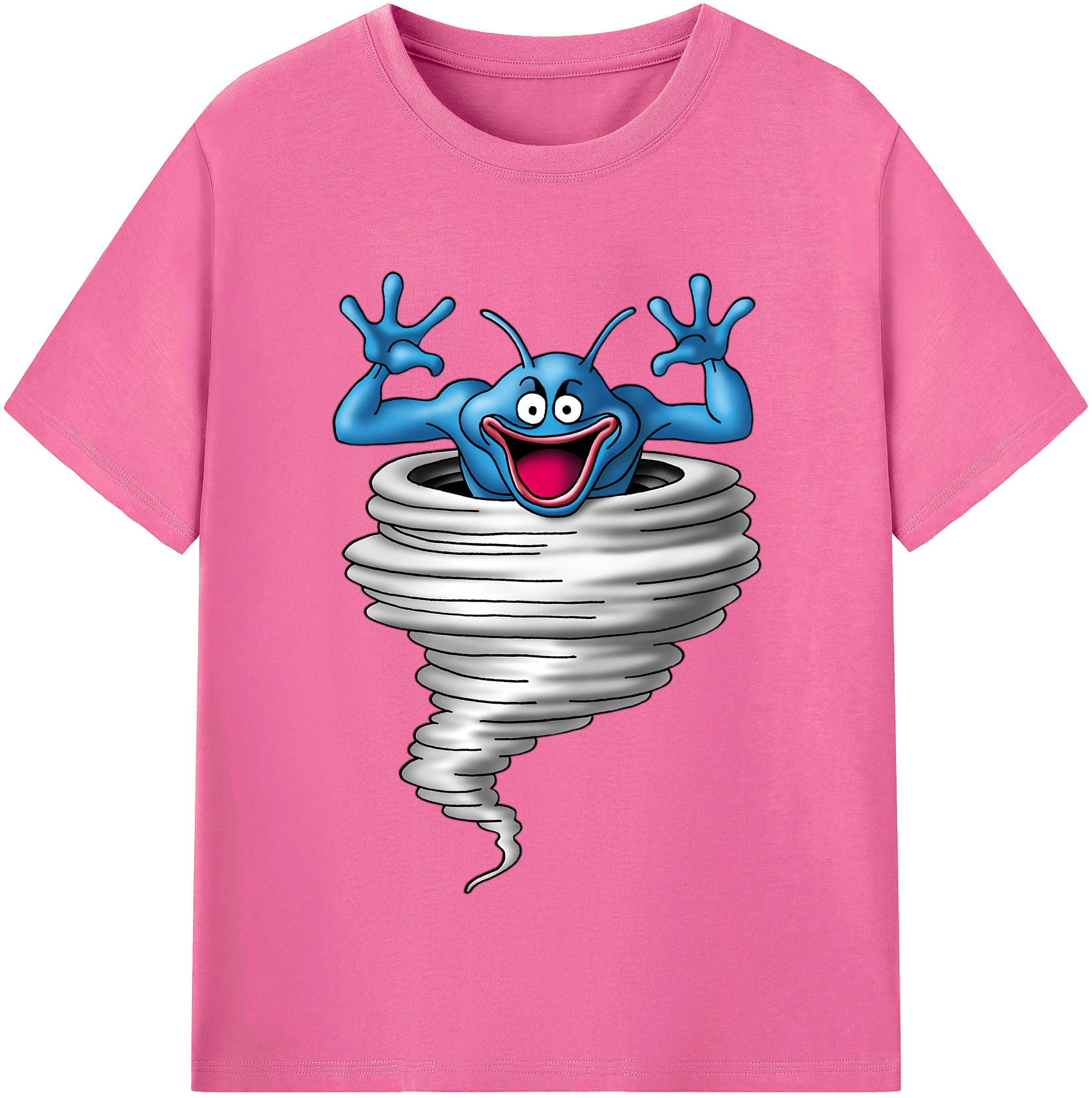 （画像用） ドラゴンクエスト Doragon Kuesuto Dragon Quest レディースカジュアルプリントTシャツ（綿100％）